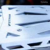 ZANA -NEW TOP RACK PLATE FOR V-STROM 250 SILVER