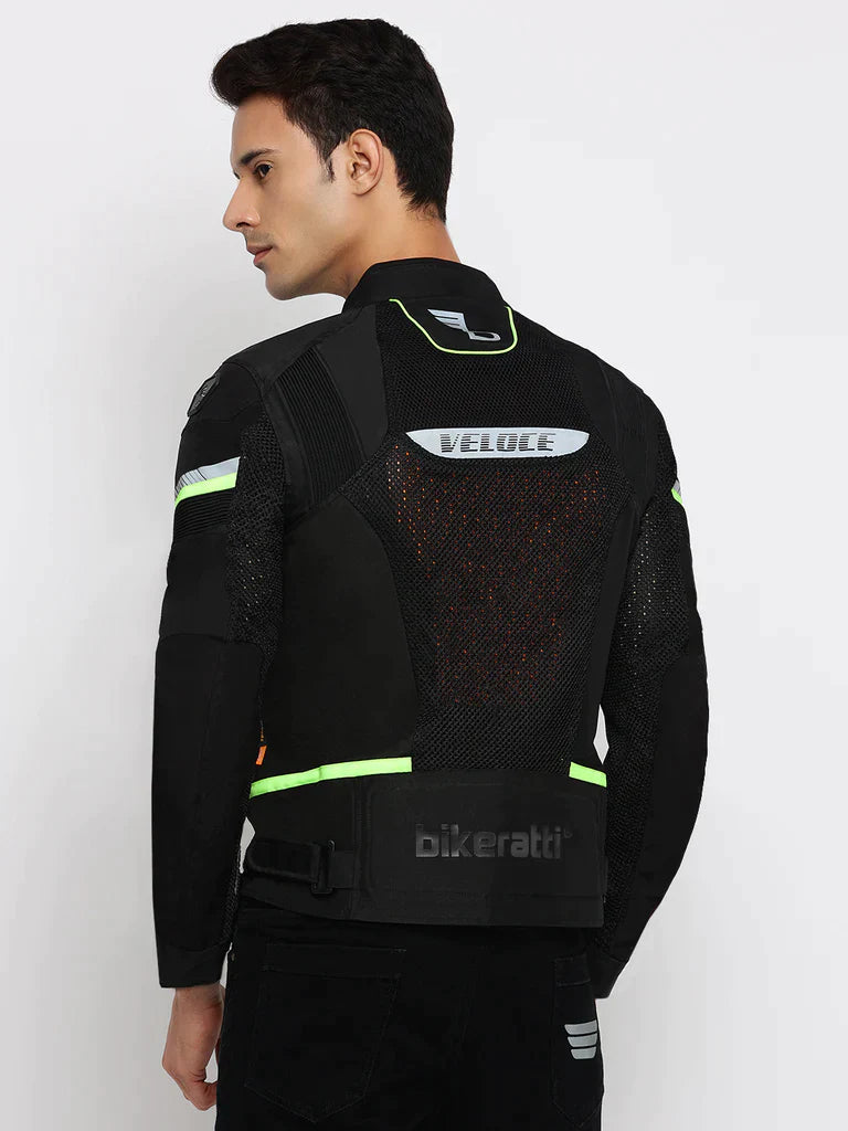 Bikeratti Veloce 2.0 Jacket (Neon) – Crossroad the biker stop
