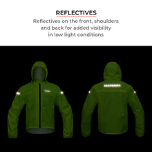 Load image into Gallery viewer, VIATERRA-B100 – RAIN JACKET/GREEN)