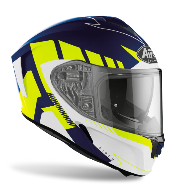 Airoh Spark Rise - Blue/Yellow Matt Helmet