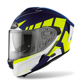 Airoh Spark Rise - Blue/Yellow Matt Helmet