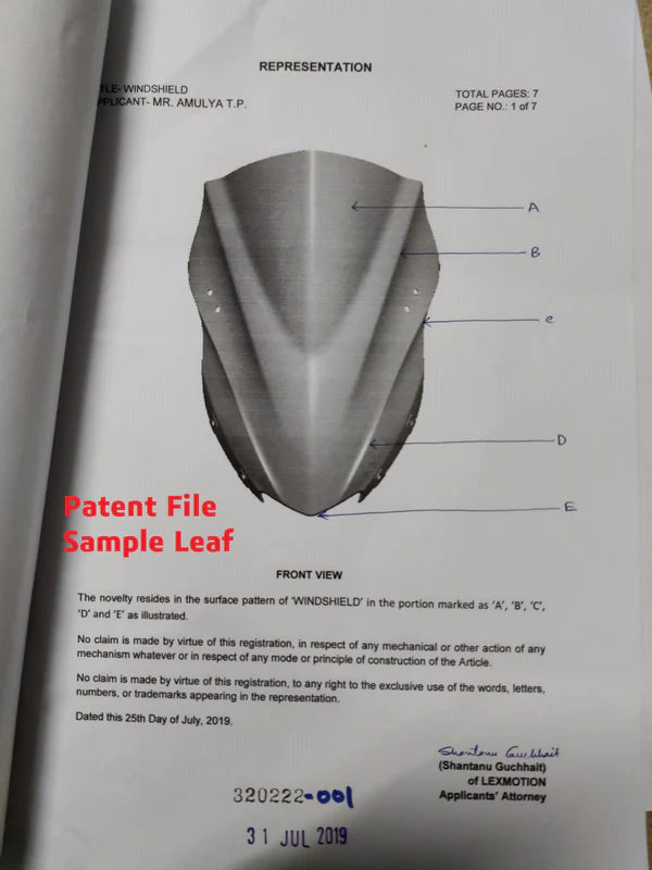 CarbonRacing Premium Windshield for Dominar 400 Dominar 250