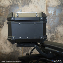 Load image into Gallery viewer, ZANA TOP BOX ALUMINIUM BLACK ( 35ltr )