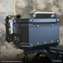 Load image into Gallery viewer, ZANA TOP BOX ALUMINIUM BLACK ( 35ltr )