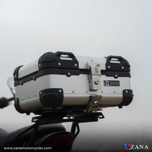 Load image into Gallery viewer, ZANA TOP BOX ALUMINIUM SILVER ( 22ltr )