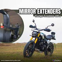 Load image into Gallery viewer, ZANA-MIRROR EXTENDER ALUMINUM