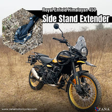 Load image into Gallery viewer, ZANA-SIDE STAND EXTENDE ALUMINIUM & STAINLESS STEEL FOR HIMALAYAN 450