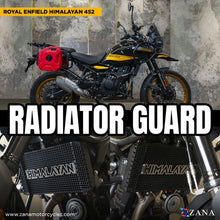Load image into Gallery viewer, ZANA-RADIATOR GUARD ALUMINIUM BLACK FOR HIMALAYAN 450