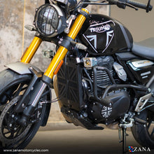 Load image into Gallery viewer, ZANA-RADIATOR GRILL UK FLAG BLACK FOR TRIUMPH SPEED 400