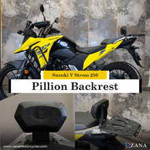 Load image into Gallery viewer, ZANA-PILLION BACKREST FOR SUZUKI V-STROM 250