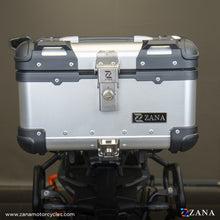 Load image into Gallery viewer, ZANA TOP BOX ALUMINIUM SILVER ( 35ltr )