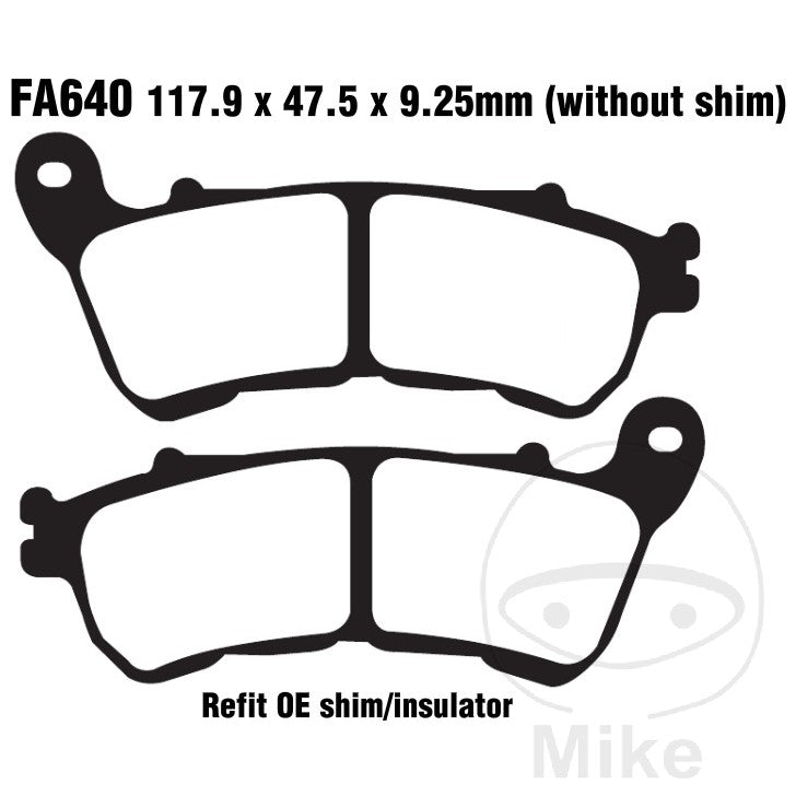 Harley Davidson Fourty Eight Brake Pads - EBC Brakes