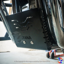 Load image into Gallery viewer, Zana Sporty SS  Bash Plate fAll Black For RE Interceptor 650 & Continental 650