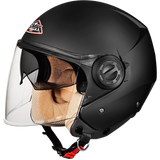 SMK Cooper Matt Black Helmet MA200