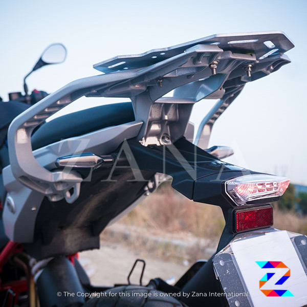 Zana Top Rack With Plate Black- BMW 310GS
