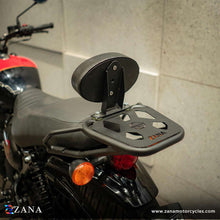 Load image into Gallery viewer, ZANA- Top Rack With Plate W-1 Compatible With Pillion Backrest For Royal Enfield Hunter 350