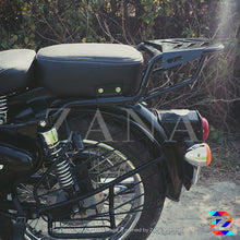 Load image into Gallery viewer, Zana  Royal Enfield Classic 350/500  Top Rack W-1 With Plate Compatible - Black
