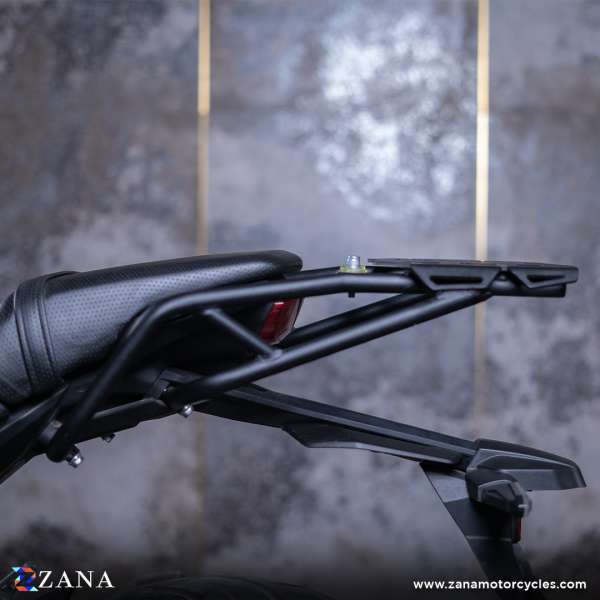Zana Top Rack With Plate Black- Honda 300R