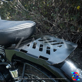 Zana Royal Enfield Classic 350/500  Top Rack With Plate Without Backrest- Black