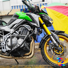 Load image into Gallery viewer, Zana Kawasaki Z900 Engine Guard with Sliders - Black 2017-2019