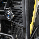 ZANA -RADIATOR GUARD HONEYCOMB BLACK ALUMINIUM FOR V-STROM 250