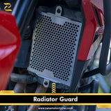 Z Pro-Radiator Guard Honeycomb Black (2 MM Alu) Set For Triumph Tiger 850