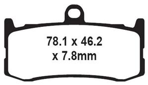 Triumph Daytona 675 Standard Brake Pads - EBC Brakes Pads