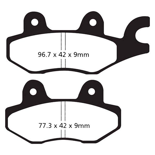 Kawasaki Ninja 250 R Brake Pads - EBC Brakes