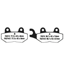 Load image into Gallery viewer, Triumph Bonneville SE Alloy Brake Pads - EBC Brakes