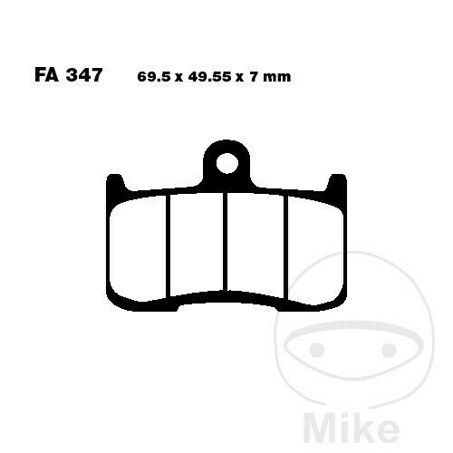 Kawasaki Z800 ABS Brake Pads - EBC Brakes