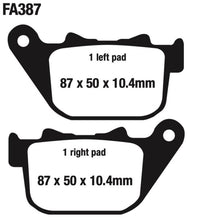 Load image into Gallery viewer, Harley Davidson Super low Brake Pads - EBC Brakes