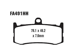 Triumph Daytona 675 Standard Brake Pads - EBC Brakes Pads