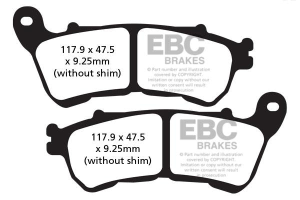 Harley Davidson Iron 883 Brake Pads - EBC Brakes