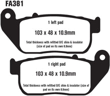 Load image into Gallery viewer, Harley Davidson Super low Brake Pads - EBC Brakes