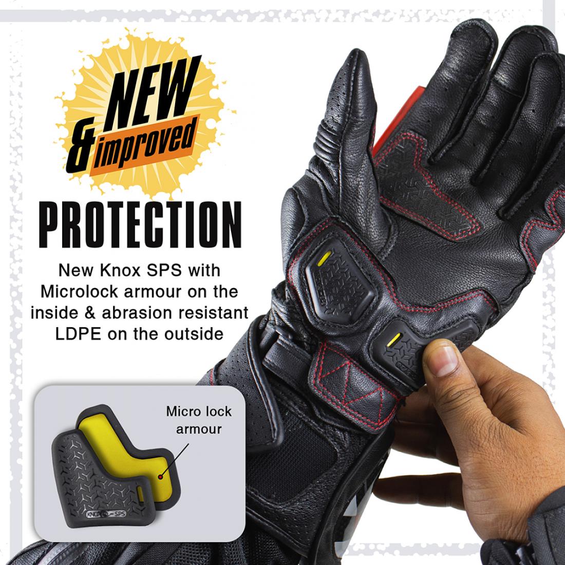 Full gauntlet hot sale motorcycle gloves