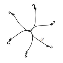 Load image into Gallery viewer, MOTOTECH Reflective Hexapod Bungee Tie-down System - 32" / 80cms - Black