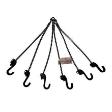 Load image into Gallery viewer, MOTOTECH Reflective Hexapod Bungee Tie-down System - 32" / 80cms - Black