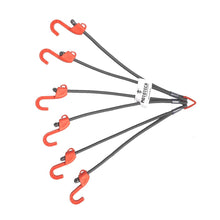 Load image into Gallery viewer, MOTOTECH Hexapod Bungee Tie-down System - 32&quot; / 80cms - Grey + Orange