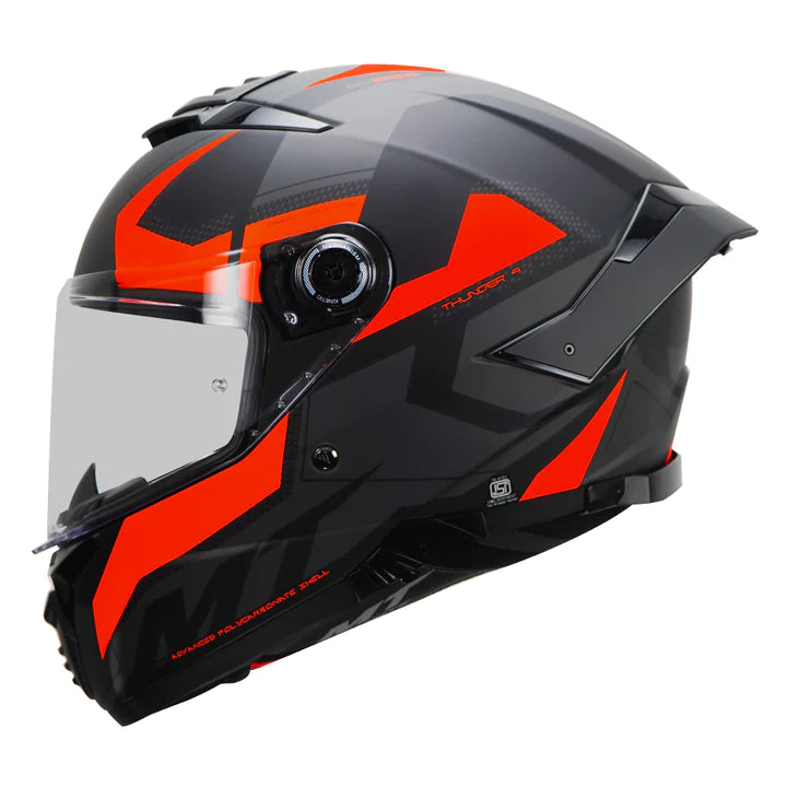 MT THUNDER4 SV VALIANT HELMET -ORANGE