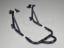 Load image into Gallery viewer, GrandPitstop Dismantable Rear Paddock Stand Black