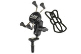 RAM Set - Fork Stem Mount X Grip Phone Cradle