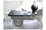 RAM Base - Motorcycle Brake/Clutch Reservoir Cover Base with 1