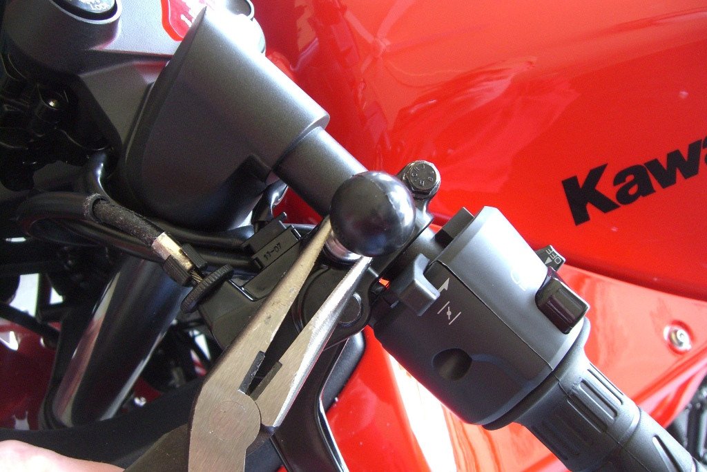 RAM Base - M10 X 1.25 Pitch Male Thread with 1" Ball