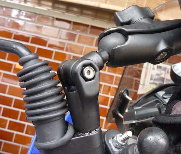 RAM Base - Motorcycle Twist and Tilt™ Pivot Base with 1" Ball
