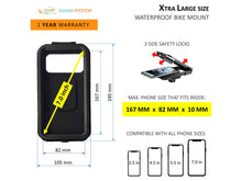 Load image into Gallery viewer, GrandPitstop - Waterproof Phone Mount With Charger  ::Black