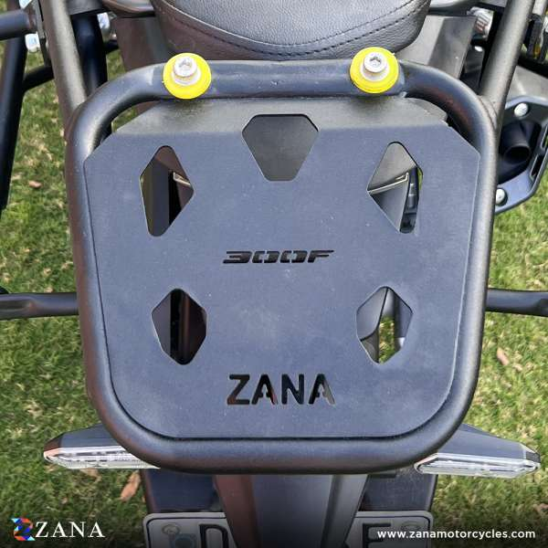 Zana Top Rack With Plate W Black- Honda 300F