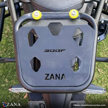 Load image into Gallery viewer, Zana Top Rack With Plate W Black- Honda 300F