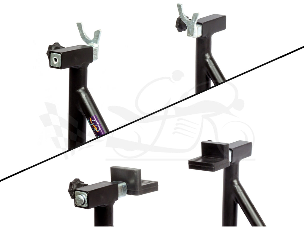 GrandPitstop Dismantable Rear Paddock Stand Black