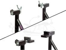 Load image into Gallery viewer, GrandPitstop Dismantable Rear Paddock Stand Black