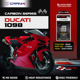 Carbon Brake Pads For Ducati 1098 (2007-2009) - Rear - CFB662 - 1 Set - CRANK1